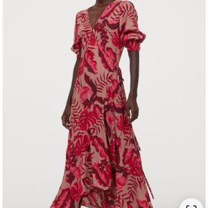 Johanna Ortiz x H&M CRÊPED WRAP-FRONT DRESS